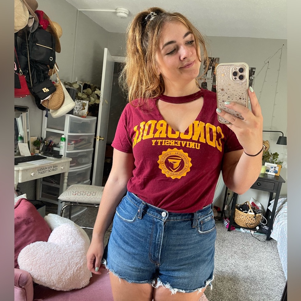 Abercrombie Denim High Waist Shorts